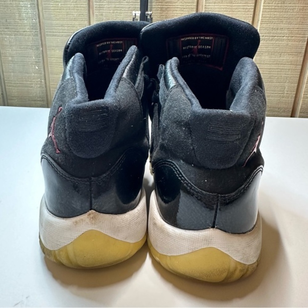 Nike Air Jordan Size 7Y Women’s 8.5  Black Shoes XI 11 Retro 72-10 GS 378038-002 - Picture 3 of 10